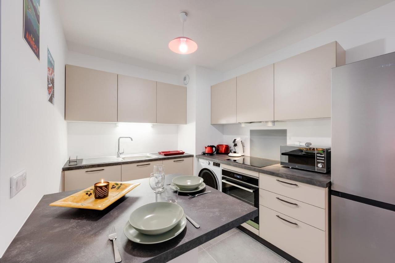 Le Concert - Beautiful Appartment With Garage For 4 People Near Beach Анси Экстерьер фото