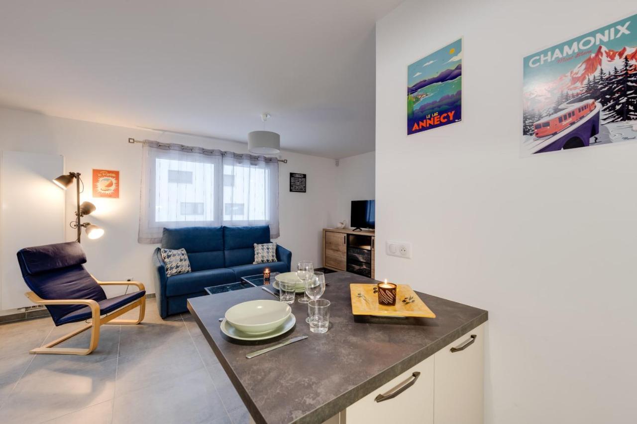 Le Concert - Beautiful Appartment With Garage For 4 People Near Beach Анси Экстерьер фото